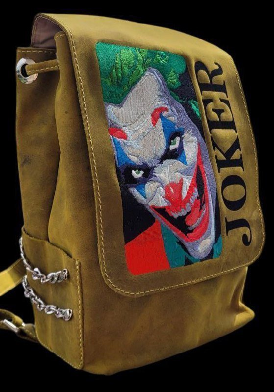 Кожаные рюкзаки с вышивкой 2