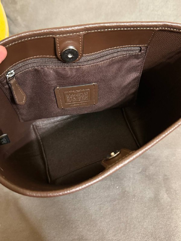 Сумка Coach оригинал коричневая 6