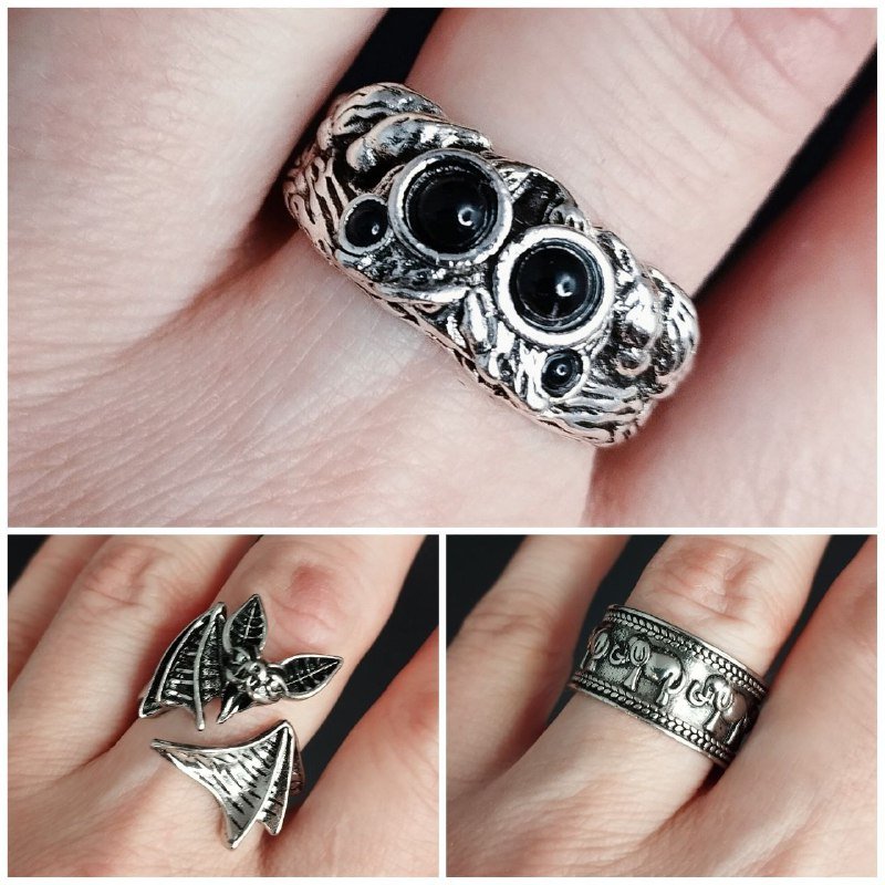 Кольца из бижутерного сплава 3