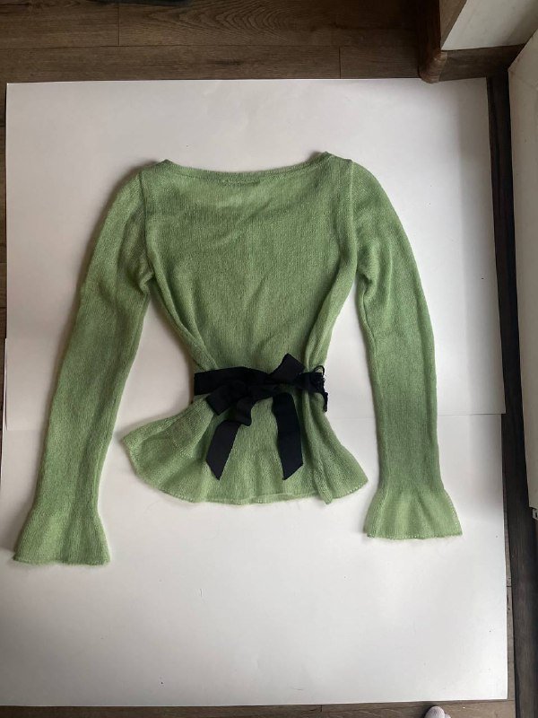 Винтажный свитер с поясом Anna Rachele размер S 4