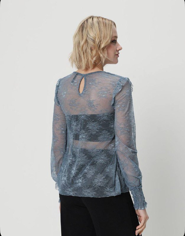 Кофточка Stradivarius размер М синяя 3