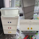 Этажерка для ванной, шкафчик на колесиках 2