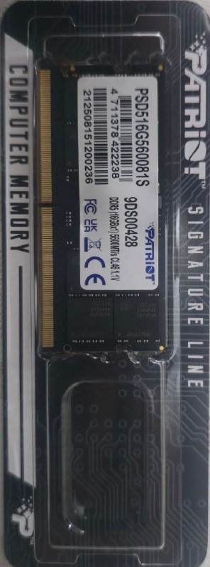Patriot Signature Line PSD516G560081S 16GB DDR5‑5600