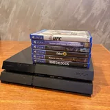 PlayStation 4, 2 геймпада, игры 1