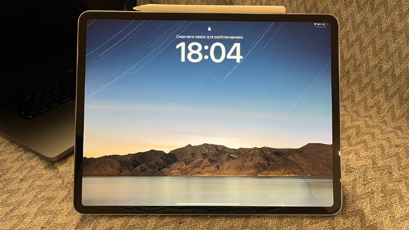 iPad Pro 12.9 (4th gen) 128GB, Apple Pencil, чехол, защитное стекло