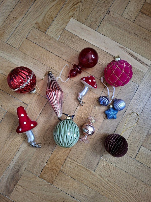 Новогодние игрушки, звезда 1