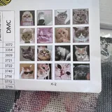 Алмазная мозаика «Смешные коты» 2