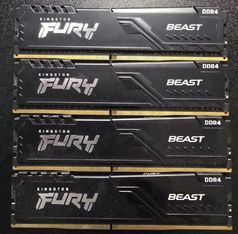 Комплект памяти Kingston Fury Beast DDR4 64 ГБ 1