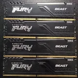 Комплект памяти Kingston Fury Beast DDR4 64 ГБ 1