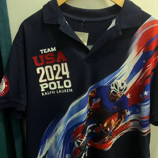 Мужская поло футболка Team USA 2024