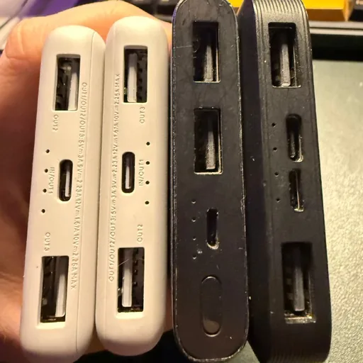 Xiaomi and ZMI 10,000 mAh power banks
