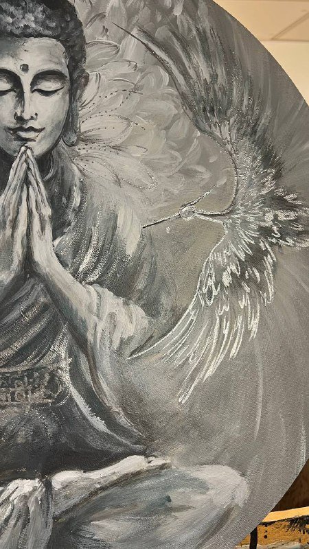 Картина Будда холст акрил 65см 4