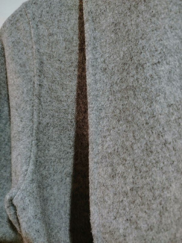 Пальто-халат из натуральной овечьей шерсти размер S 3