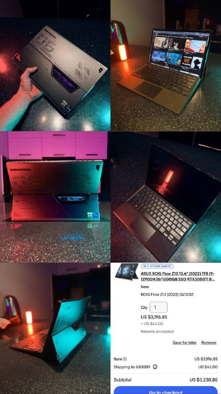 ASUS ROG FLOW Z13 Gaming Laptop/Tablet