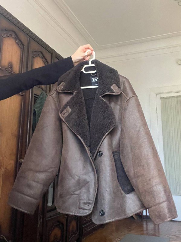 Дублёнка куртка Zara XS-S