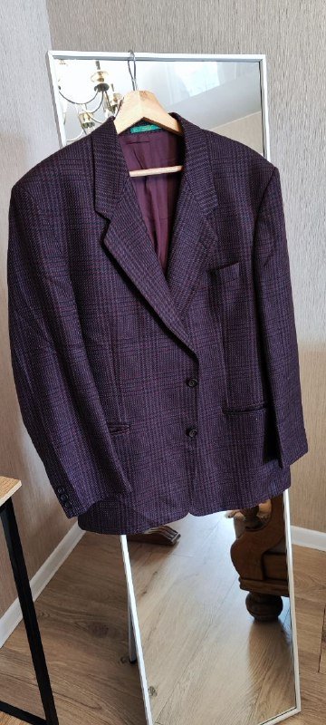 Пиджак 100% шерсть с дефектом