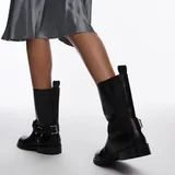 Topshop leather women’s boots, biker boots 7