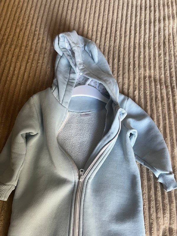 Детский комбинезон с флисовой подкладкой 80 размер 2