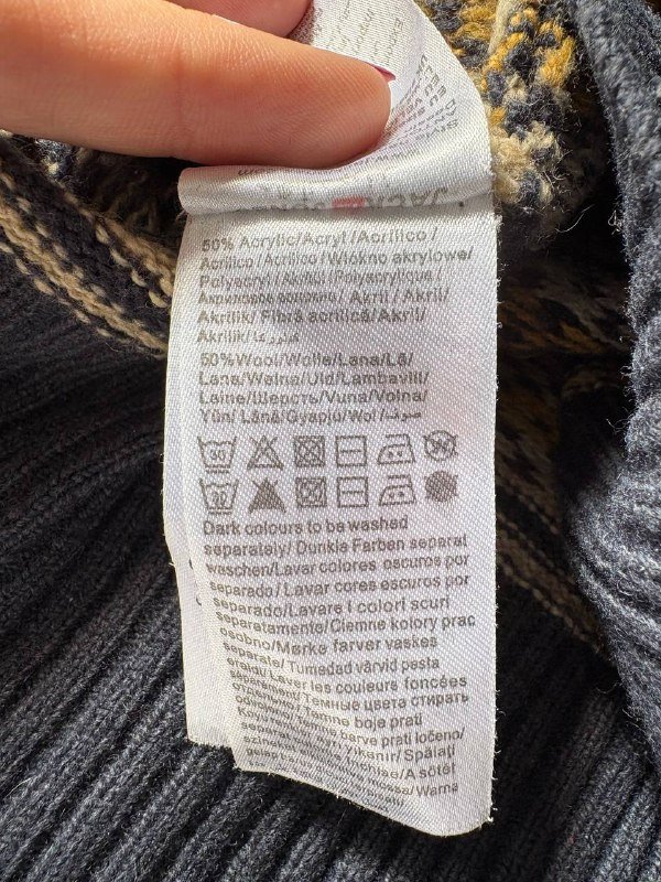 Мужские свитеры, размер L, 50% акрил 50% шерсть 4