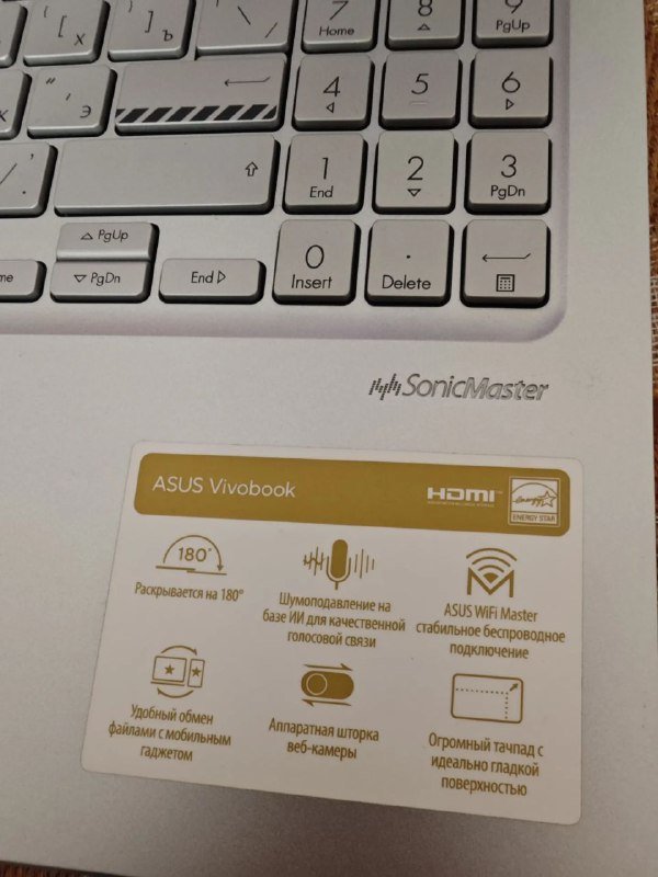 Ноутбук ASUS VivoBook 15X OLED Intel Core i3 12-го поколения 4