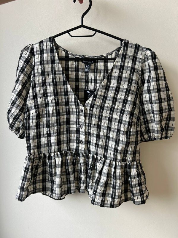 укороченная блуза new look