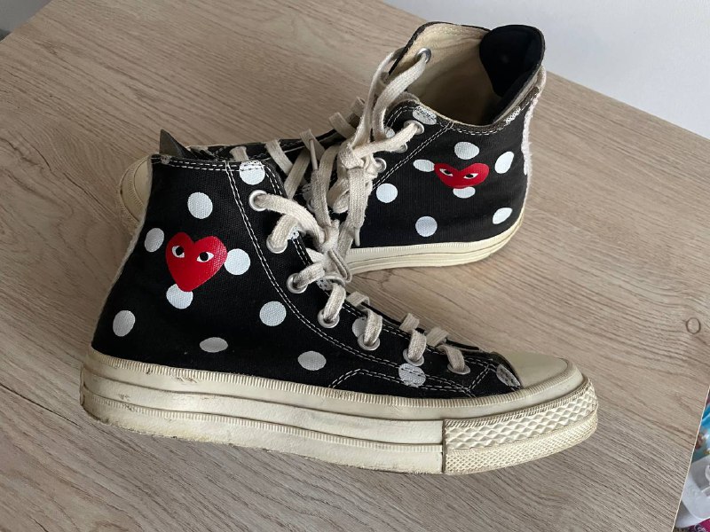 Кеды Converse x Comme des Garcons 38/39 р-р без стелек