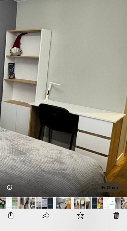 Столы, стеллажи белый комплект 2