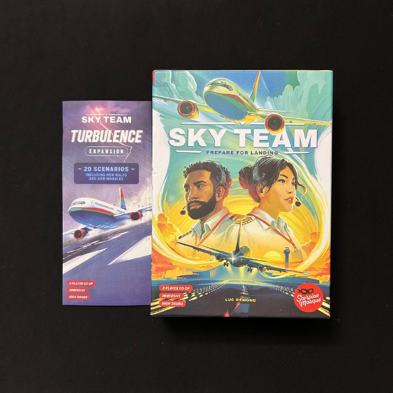 Настольная игра Крутое пике Sky Team с дополнением Турбулентность