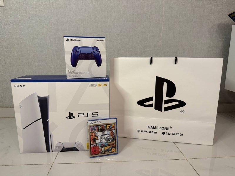 Sony PlayStation 5, 2 джойстика, GTA 5