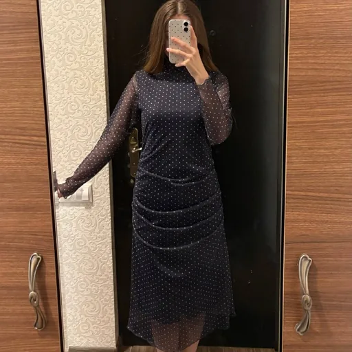 Платье в горошек