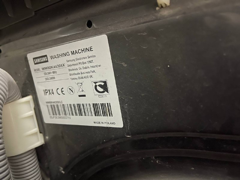 Стиральная машина Samsung WW80K44305XLE 6