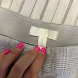 Женские классические брюки H&M в клетку 2