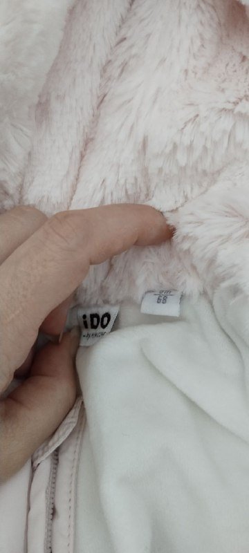 Детский комбинезон с варежками и закрытыми ножками, размер 68 3