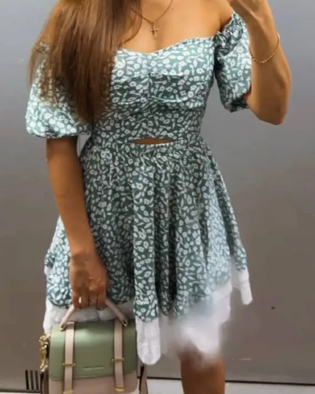 Женский комплект: юбка и топ