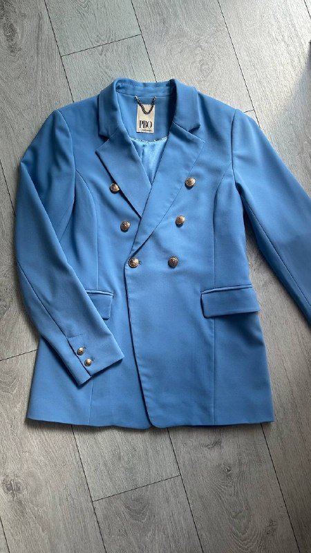 Пиджак голубой женский S-M