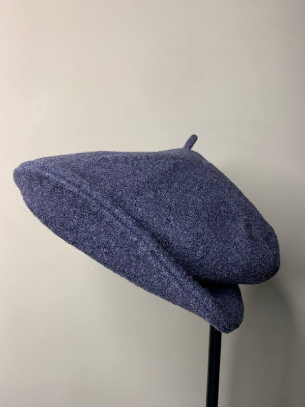 Винтажная кепка шерстяная серо-графитовая 2
