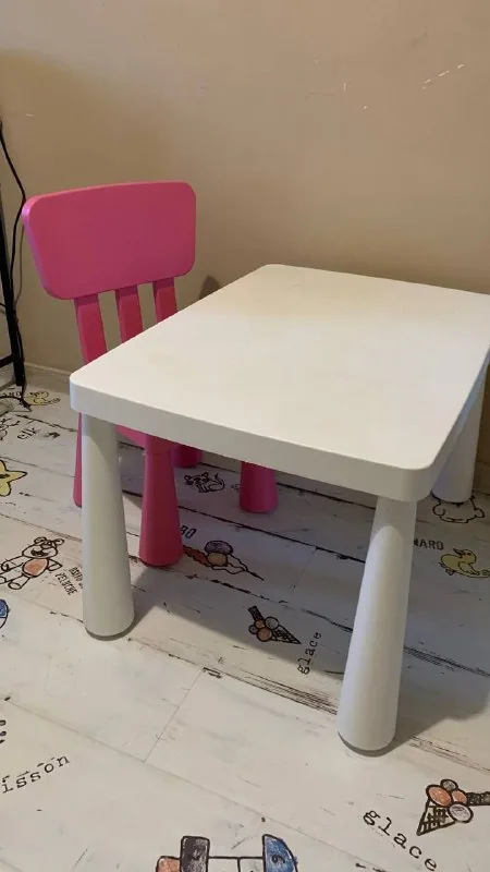 Детский стол и стул IKEA LÄTT 1