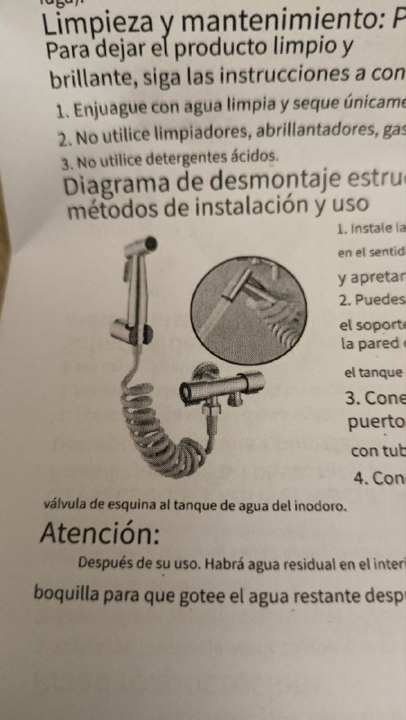 Гигиенический шланг биде с регулировкой мощности 2
