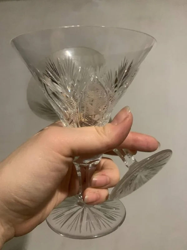 Хрустальные бокалы для мартини, 4 шт.