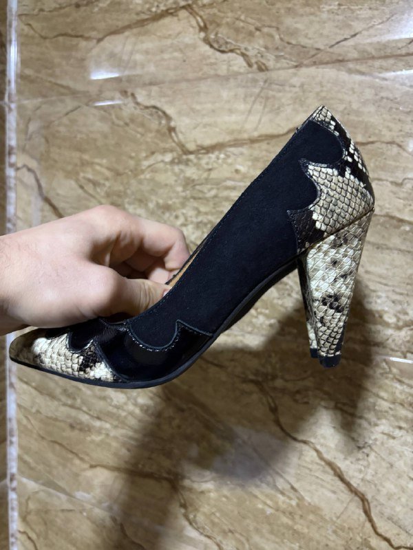 Туфли на каблуке кожаные и тканевые босоножки 36-35 р-р 2