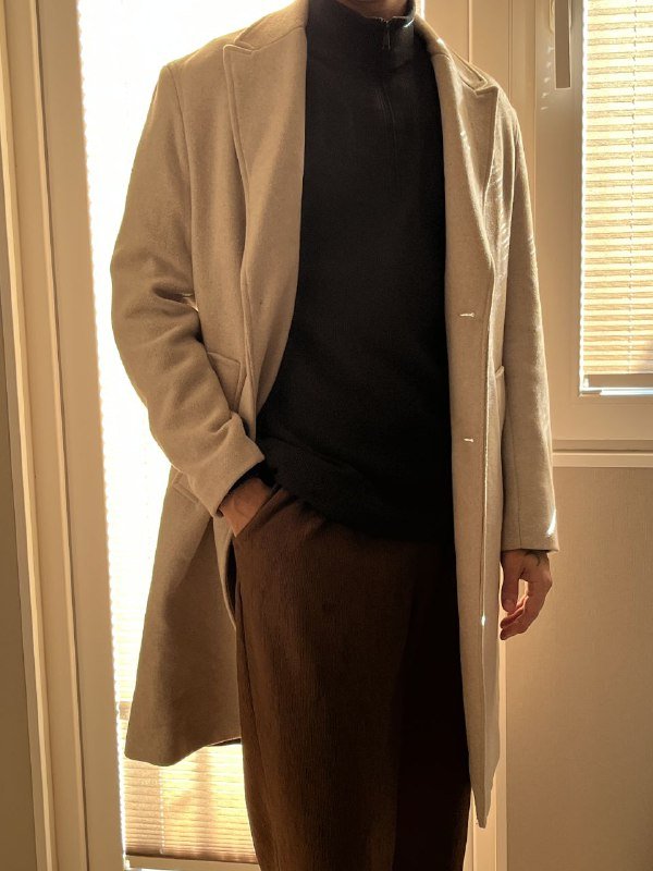 Мужское пальто Zara, размер М 4