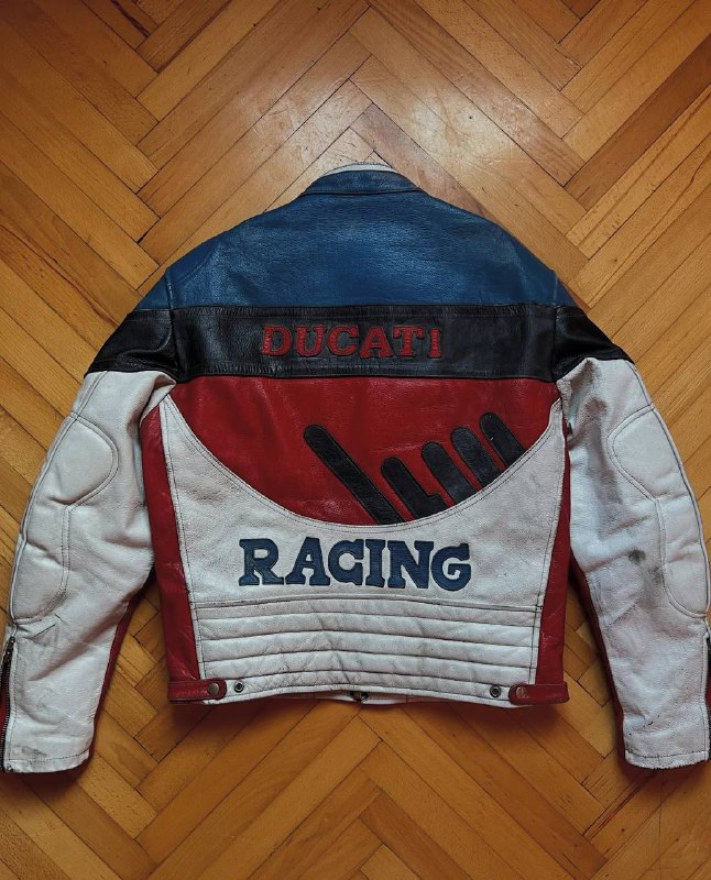 Кожаная мужская мотокуртка Ducati Racing 2