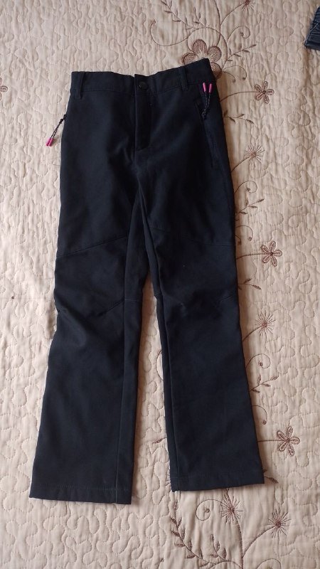 Утеплённые ветрозащитные штаны на рост 122-128