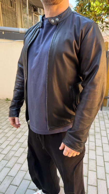 Куртка кожаная мужская Lucky Brand размер S