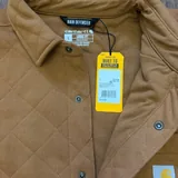 Стеганая куртка-рубашка Carhartt Heavyweight Quilted Snap L 4