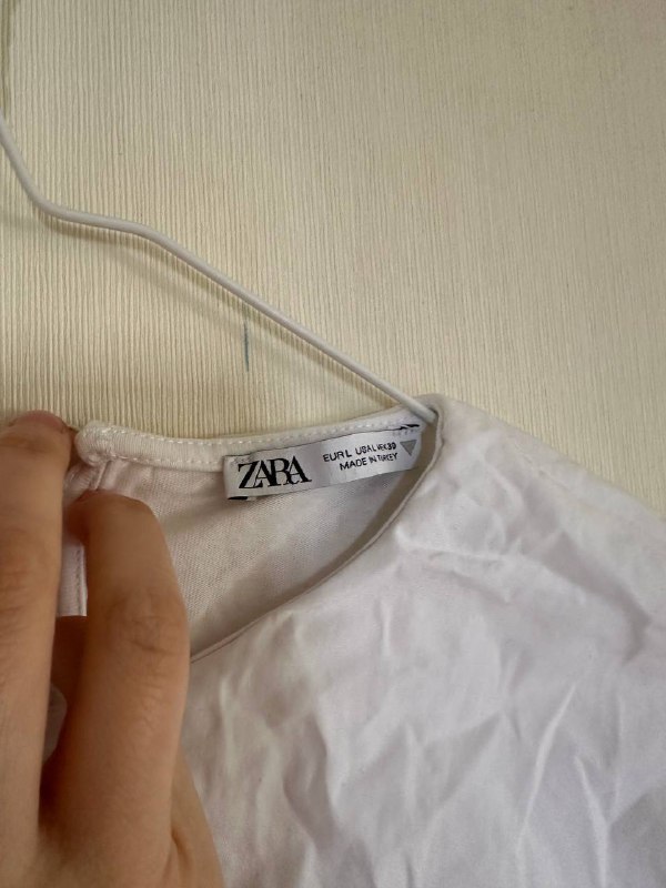 Футболка с воротничком Zara 2