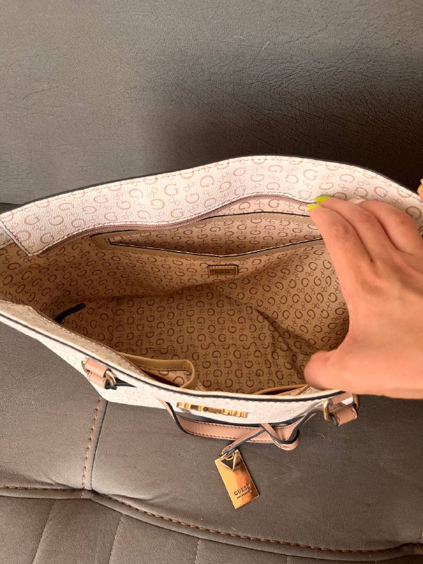 Сумка Guess, синие туфли, лоферы, ремень 4