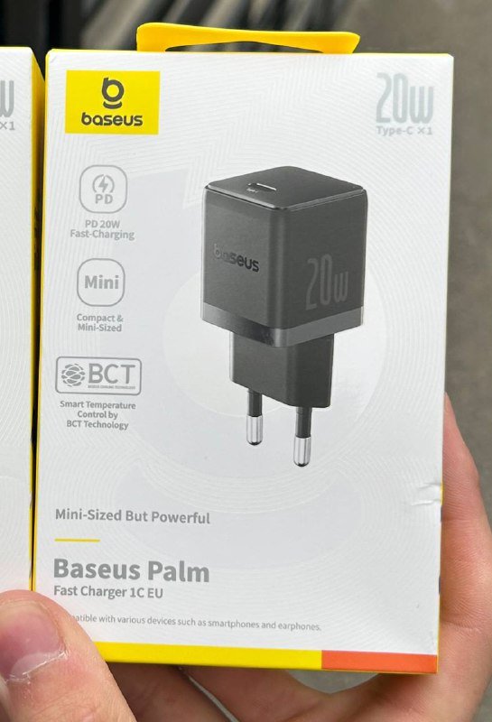 Блок питания Baseus Palm Fast Charger 1C 20W EU