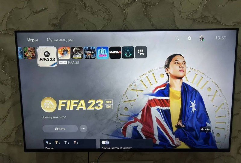 PS 5 с дисководом 1ТБ, 2 геймпада, подставка и зарядки 6