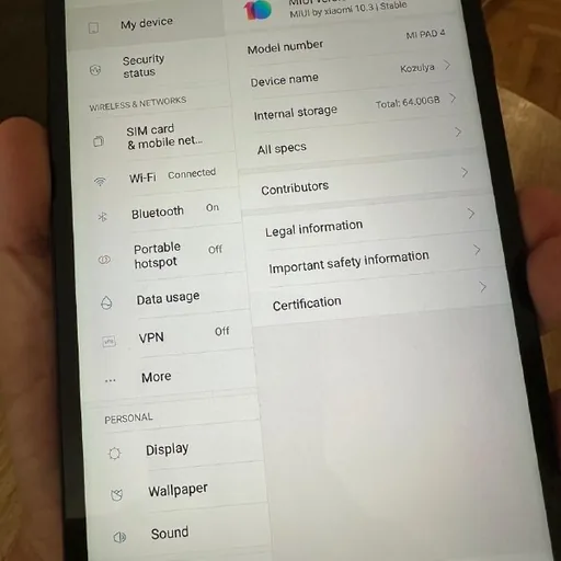 Xiaomi Mi Pad 4 64Gb + SIM
